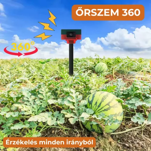 Doxmand Őrszem 360 – állatriasztó mozgásérzékelővel és LED fénnyel