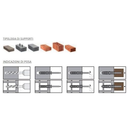 Elematic EMS 14x120 Rejtett polcrögzítő lebegő  polcokhoz