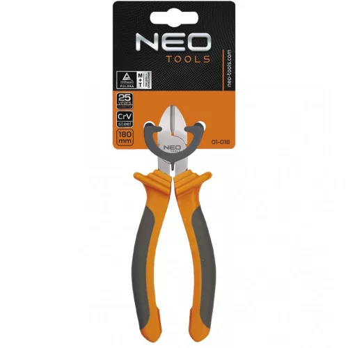 Neo Tools oldalcsípőfogó 180mm műanyag nyéllel