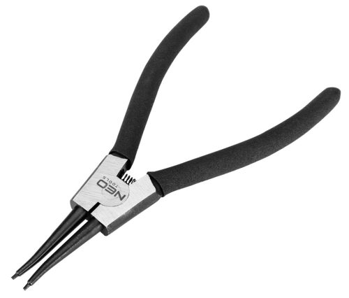 Neo Tools Zégergyűrű fogó 180mm, külső, egyenes, CrMo, 19 - 60mm, csúcs diameter 1,8 - 2,5mm
