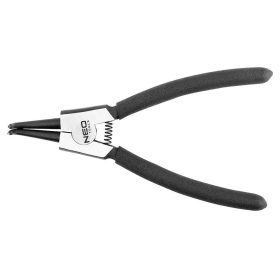   Neo Tools Zégergyűrű fogó 145mm, külső, hajlított, CrMo, 10 - 25mm, csúcs diameter 1,5 - 2,0mm