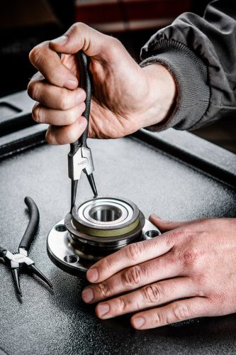 Neo Tools Zégergyűrű fogó készlet 4db, CrMo, 170-180mm, 40 - 100mm