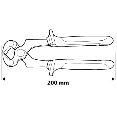 Neo Tools Harapófogó 200mm, CrV