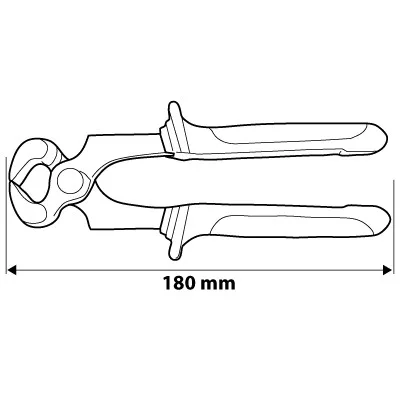 Neo Tools Harapófogó 180mm, CrV