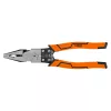 Neo Tools Kombinált fogó, multifunkciós, vezetékcsupaszító és krimpelő funkcióval, polírozott króm vanádium, 220mm