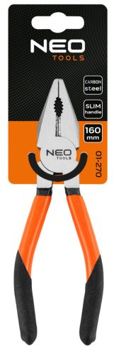 Neo Tools Kombinált fogó 160mm, Slim széria, keskenyített fogantyú