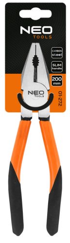 Neo Tools Kombinált fogó 200mm, Slim széria, keskenyített fogantyú