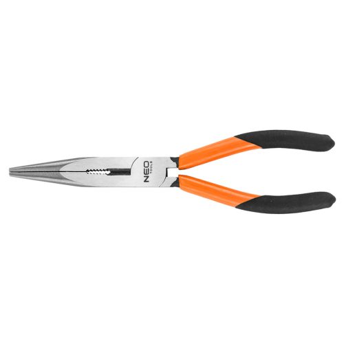 Neo Tools Hosszúcsőrű fogó 200mm, Slim széria, keskenyített fogantyú