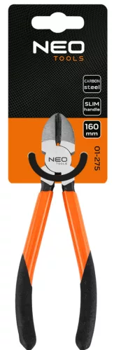 Neo Tools Oldalcsípő fogó 160mm, Slim széria, keskenyített fogantyú