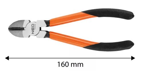 Neo Tools Oldalcsípő fogó 160mm, Slim széria, keskenyített fogantyú