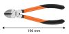 Neo Tools Oldalcsípő fogó 190mm, Slim széria, keskenyített fogantyú