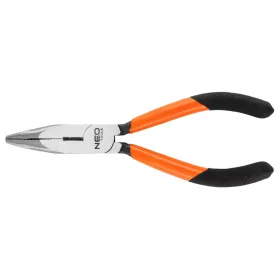   Neo Tools Hajlított csőrű fogó 160mm, Slim széria, keskenyített fogantyú