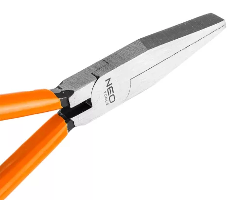 Neo Tools Laposcsőrű fogó 160mm, Slim széria, keskenyített fogantyú