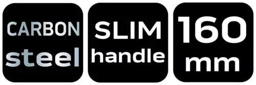 Neo Tools Kerekcsőrű fogó 160mm, Slim széria, keskenyített fogantyú