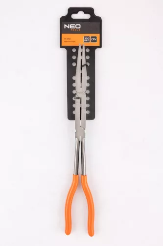 Neo Tools Duplacsuklós fogó, egyenes hosszúcsőrű, 330mm, CRV