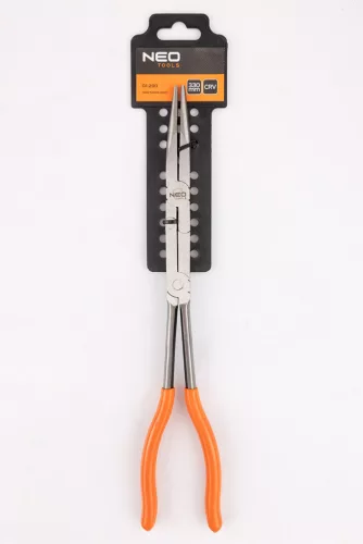 Neo Tools Duplacsuklós fogó, hajlított hosszúcsőrű, 330mm, CRV