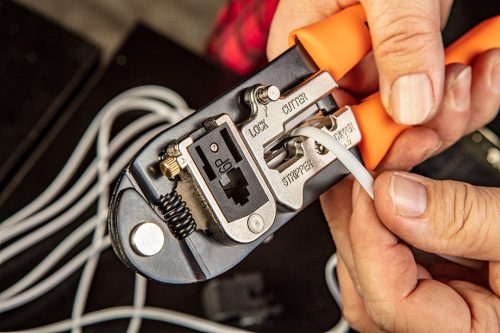 Neo Tools kábelsaru fogó 195mm 4-6-8p 3fej