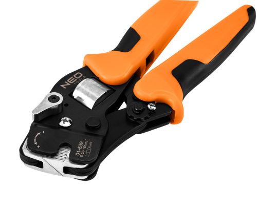 Neo Tools Krimpelő-, érvéghüvelyfogó, önbeálló, CRV 230mm, 0.08 -16mm2, AWG 26-5