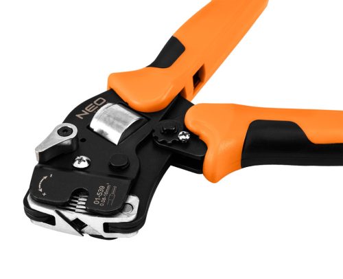 Neo Tools Krimpelő-, érvéghüvelyfogó, önbeálló, CRV 230mm, 0.08 -16mm2, AWG 26-5
