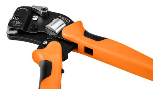 Neo Tools Krimpelő-, érvéghüvelyfogó, önbeálló, CRV 230mm, 0.08 -16mm2, AWG 26-5