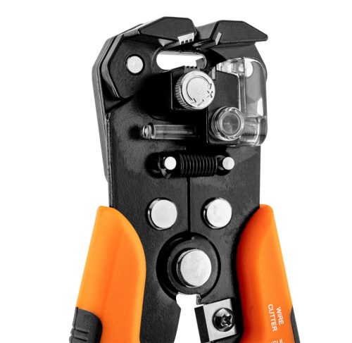 Neo Tools Kábelcsupaszító fogó, automata 200mm + csatlakozók 230db