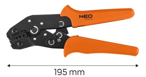 Neo Tools Krimpelő-, kábelsarufogó 0.25-6mm2