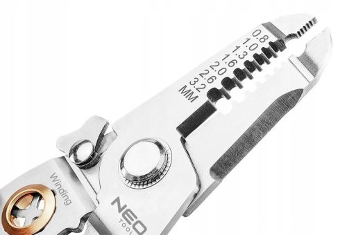 Neo Tools kábelcsupaszitó fogó 180mm 6in1 0,8-3,2