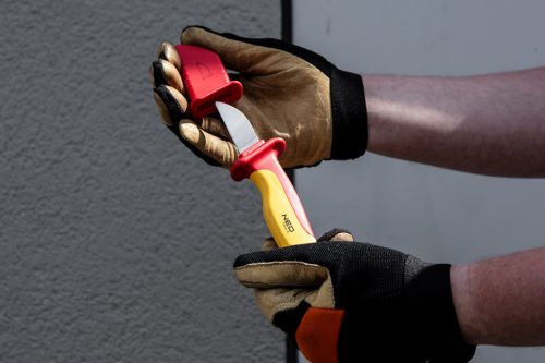 Neo Tools Kábelvágó kés 1000V, 190MM, szigetelt, egyenes penge