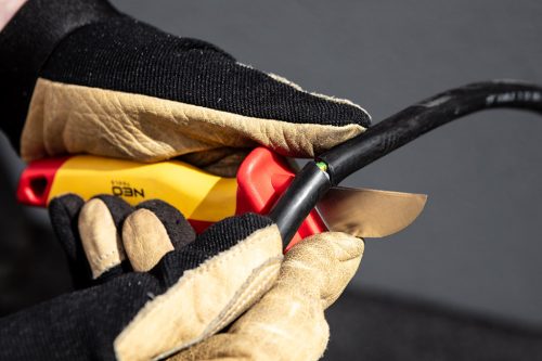 Neo Tools Kábelvágó kés 1000V, 190MM, szigetelt, egyenes penge