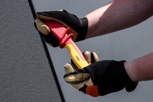 Neo Tools Kábelvágó kés 1000V, 180MM, szigetelt, kampós penge