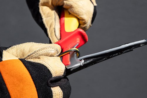 Neo Tools Kábelvágó kés 1000V, 180MM, szigetelt, kampós penge