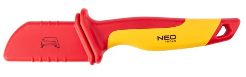 Neo Tools Kábelvágó kés 1000V, 180MM, szigetelt, kampós penge