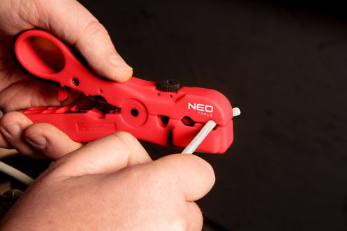 Neo Tools Kábelcsupaszító, koax kábelekhez