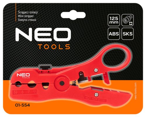 Neo Tools Kábelcsupaszító, koax kábelekhez