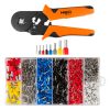 Neo Tools Érvéghüvely fogó 205mm, 4 sarkos, 1200db érvéghüvellyel