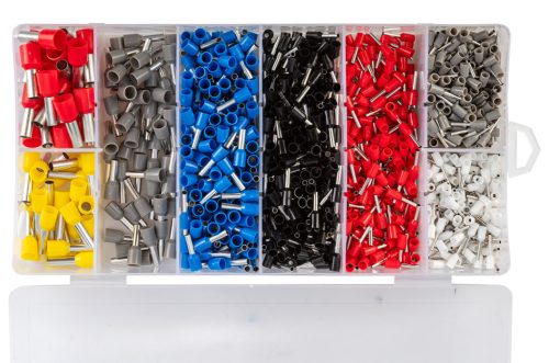 Neo Tools Érvéghüvely fogó 205mm, 4 sarkos, 1200db érvéghüvellyel