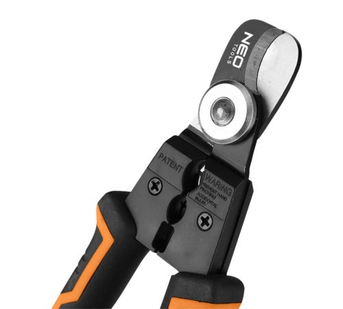 Neo Tools Kábelvávó fogó vezeték csupaszítóval 180mm, réz és alu kábelekhez 0.75-2.5mm2-ig