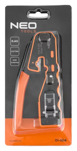 Neo Tools Kábelcsupaszító fogó RJ45 csatlakozókhoz, 135mm