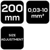 Neo Tools Kábelcsupaszító fogó, automata 200mm, 0.03-10mm2,