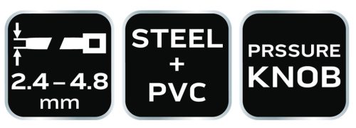 Neo Tools Kábelkötegelő pisztoly, 50-350mm kábelkötegelőkhöz, 8,8mm szélességig