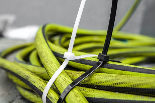 Neo Tools Kábelkötegelő, gyorskötöző, EXTREME, UV álló, fehér, 9,0x400mm, 50db/cs