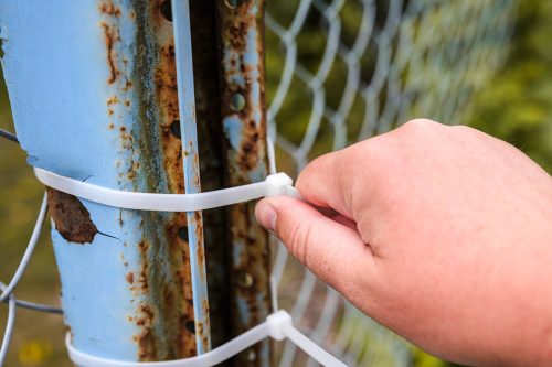 Neo Tools Kábelkötegelő, gyorskötöző, EXTREME, UV álló, fehér, 9,0x400mm, 50db/cs