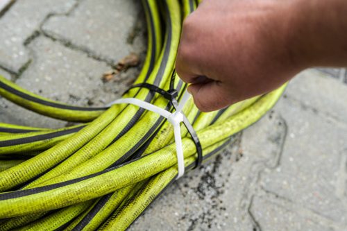 Neo Tools Kábelkötegelő, gyorskötöző, EXTREME, UV álló, fehér, 9,0x650mm, 50db/cs