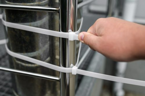 Neo Tools Kábelkötegelő, gyorskötöző, EXTREME, UV álló, fehér, 9,0x700mm, 50db/cs