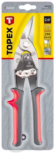 Topex lemezolló 250mm bal