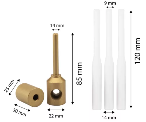 Neo Tools Műanyag, PPR cső javító készlet, csőhegesztővel használható, 14mm