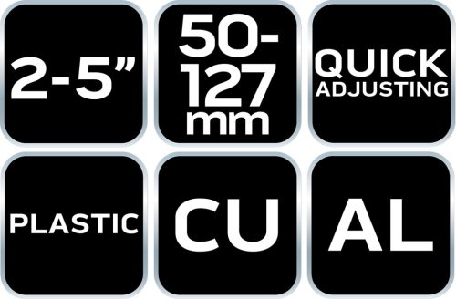 Neo Tools Csővágó 50-127mm, alumínium, réz