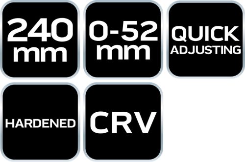 Neo Tools Vízpumpafogó autómata, 250mm, 0-42mm, önbeálló