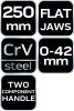 Neo Tools Vízpumpafogó, párhuzamos pofákkal szerelvényezéshez, 250mm