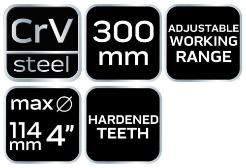 Neo Tools Láncos csőfogó 300mm, 12"